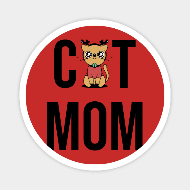 Cat Mom,Cat Mother, cat mama best gift for mom Magnet by Designer.brat